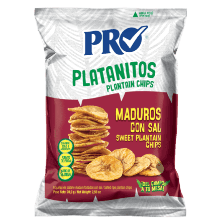 Platanitos Pro Maduros Con Sal 70 g