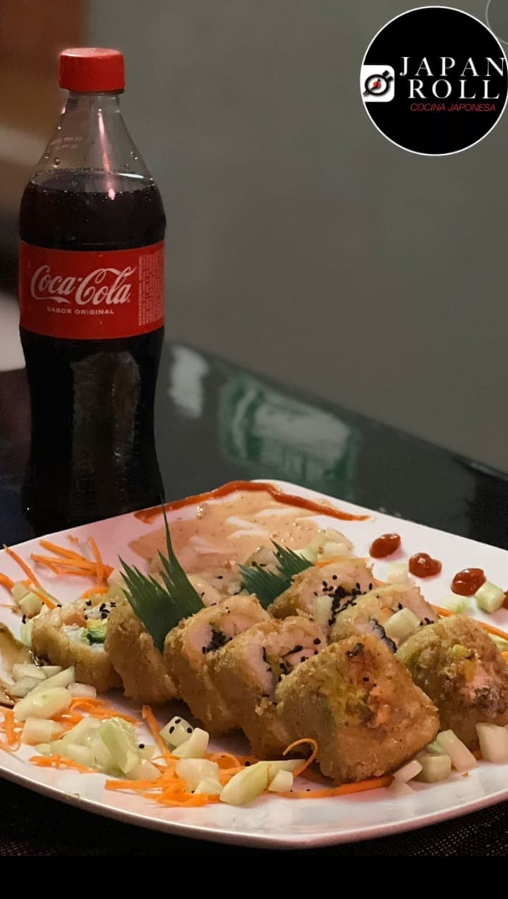 combo empanizado roll+te
