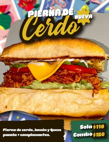 Combo Torta Pierna de Puerco