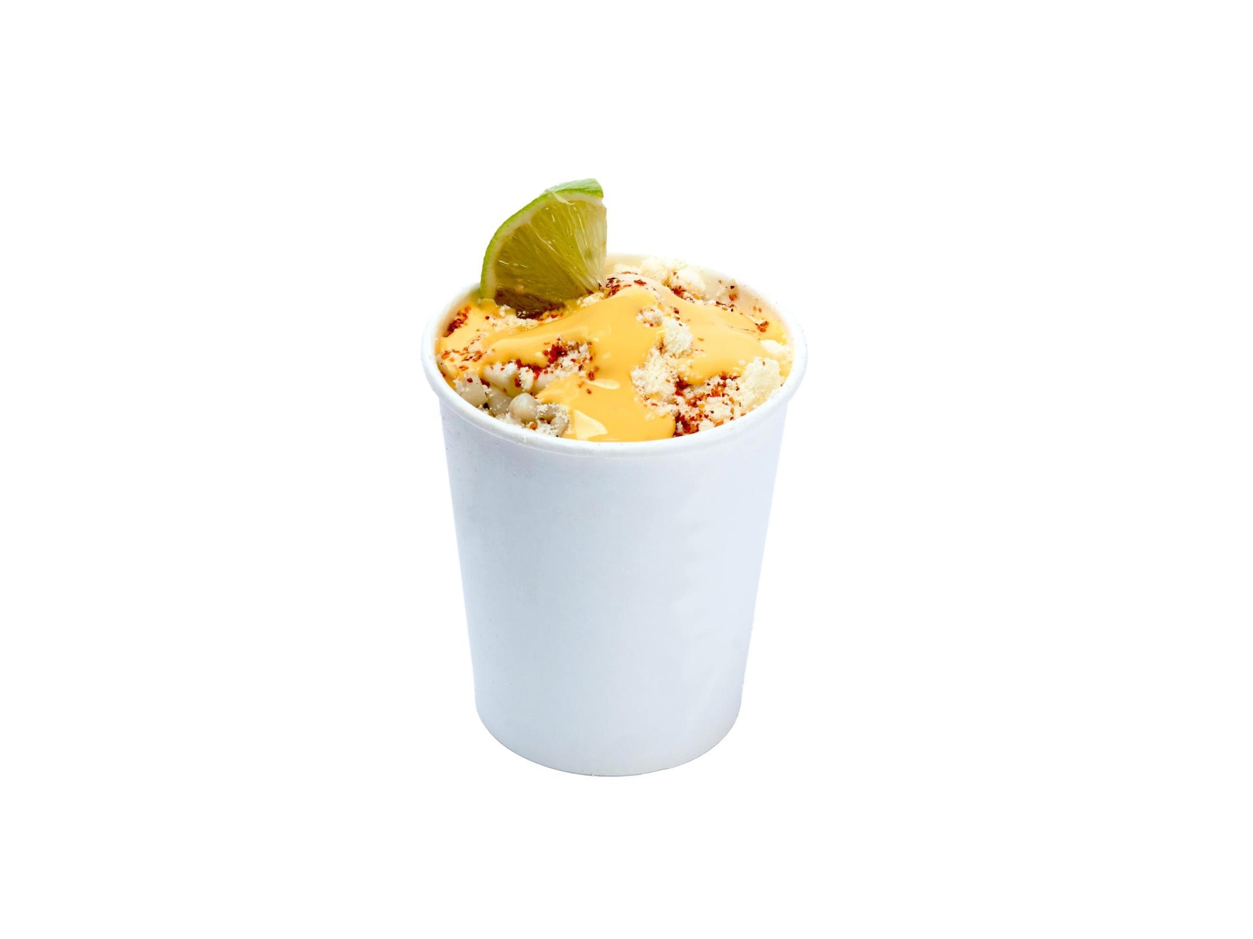 Esquites con cheddar