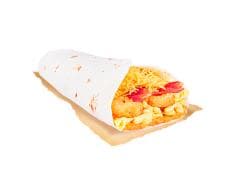 Burrito Huevo Queso y Tocino