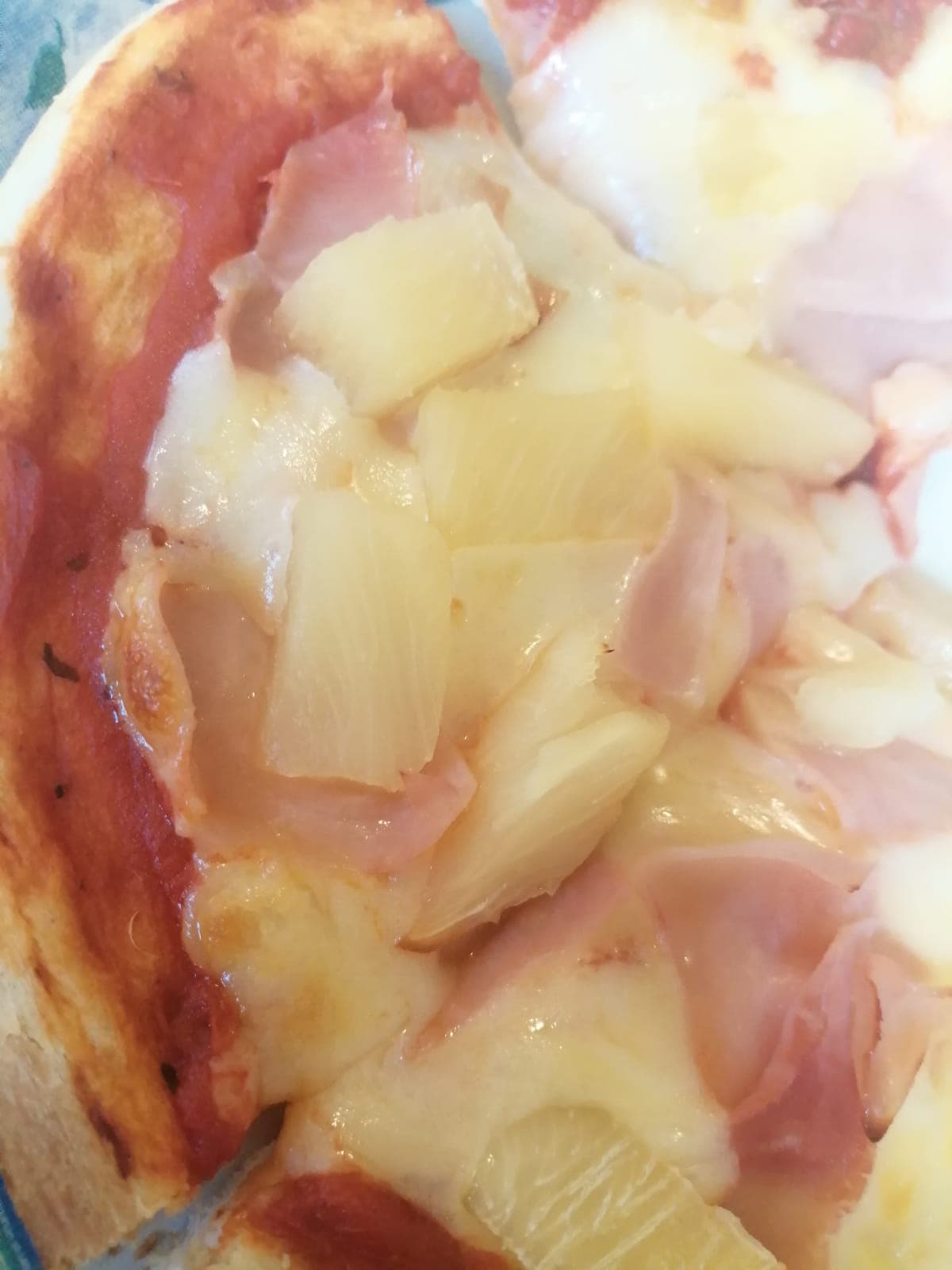 Pizza Jamón y Piña (Individual)