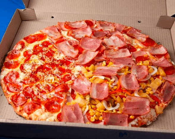 Pizza de tocineta