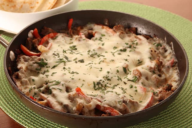 Queso con Bistec
