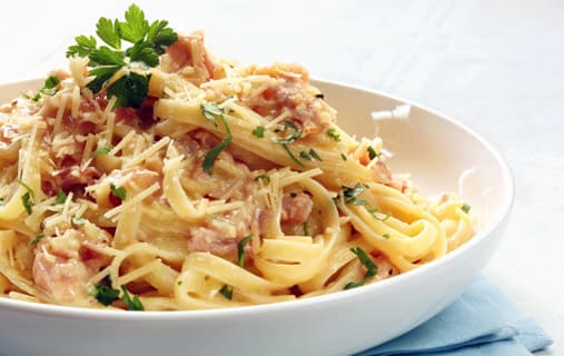 PASTA A LA CARBONARA
