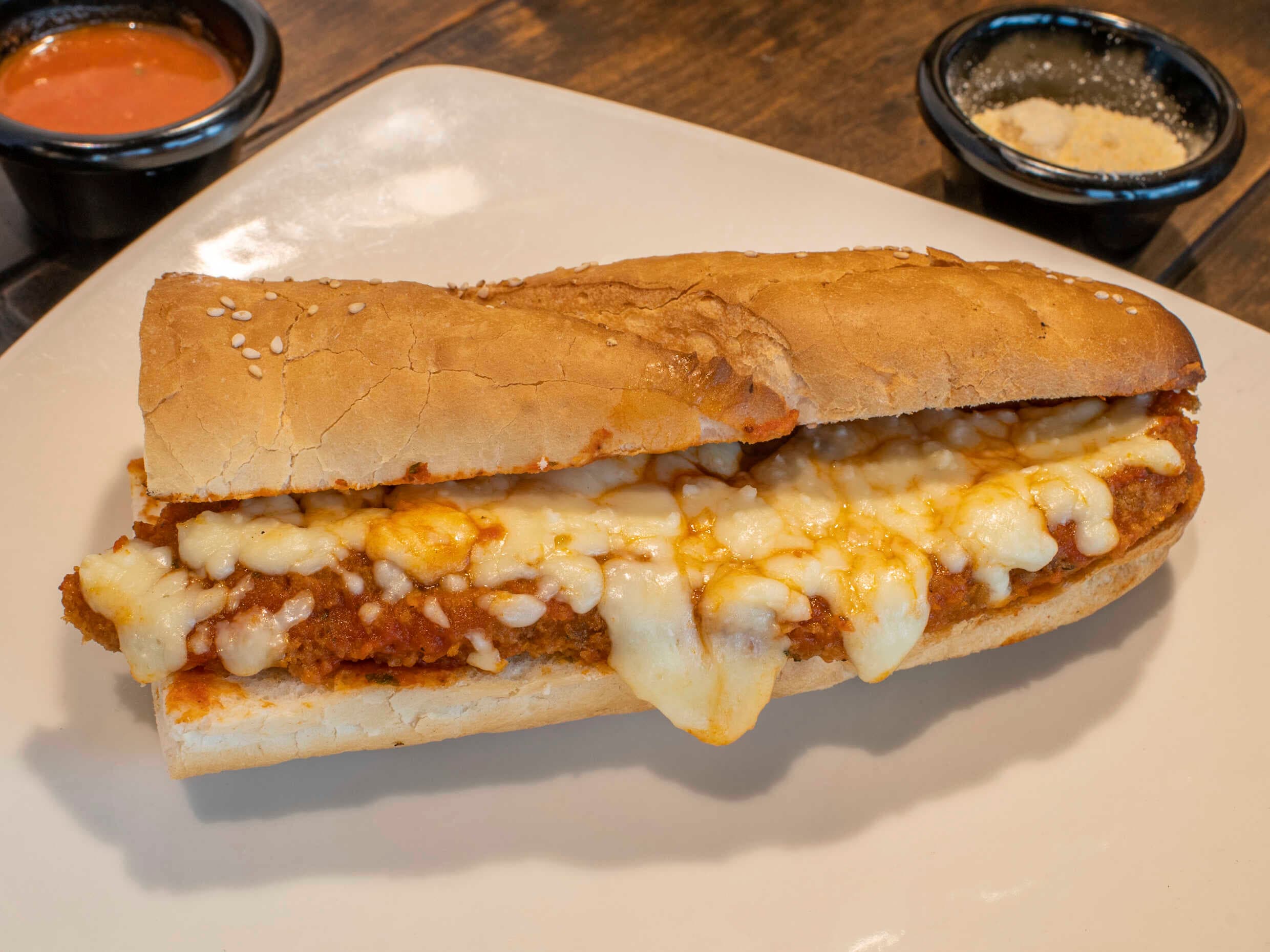Sándwich de Pollo a la Parmesana
