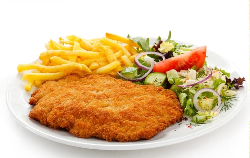 Pechuga de pollo  apanada