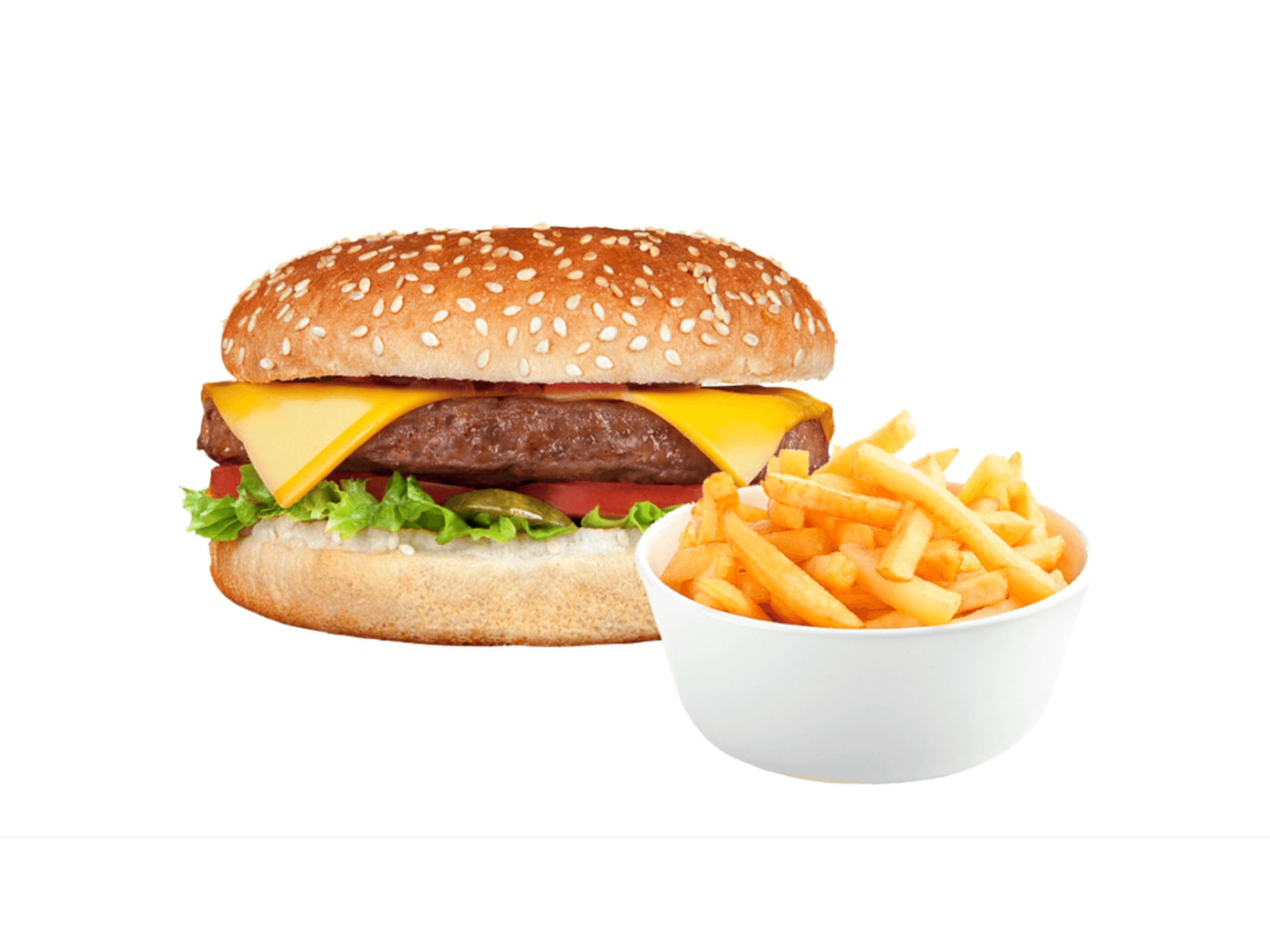 Hamburguesa con Papas