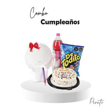 Combo Torta Pequeña 8 Porciones