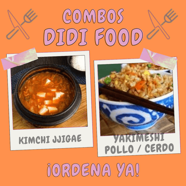 Combo-YAKIMESHI + KIMCHI JJIGAE
