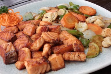 Teppanyaki de Salmón