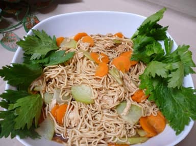 Chop Suey con Pollo Seco