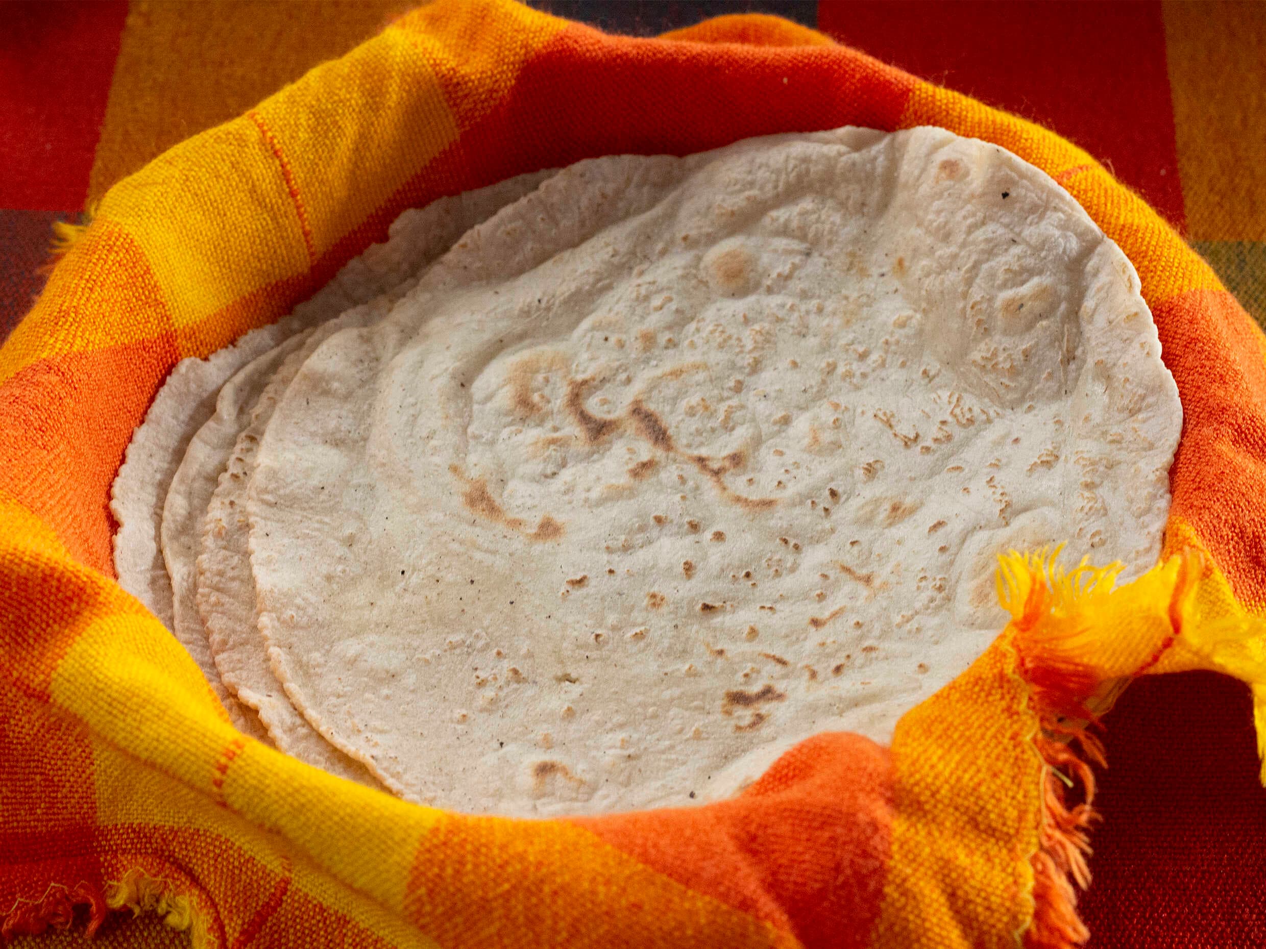 Orden de Tortillas de Maíz Hechas a Mano