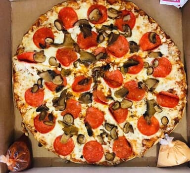 Pizza Artesanal Grande de 2 Ingredientes