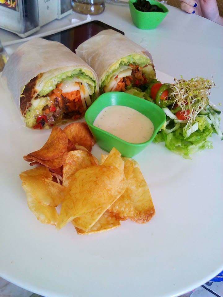 Wrap de Fajitas de Res