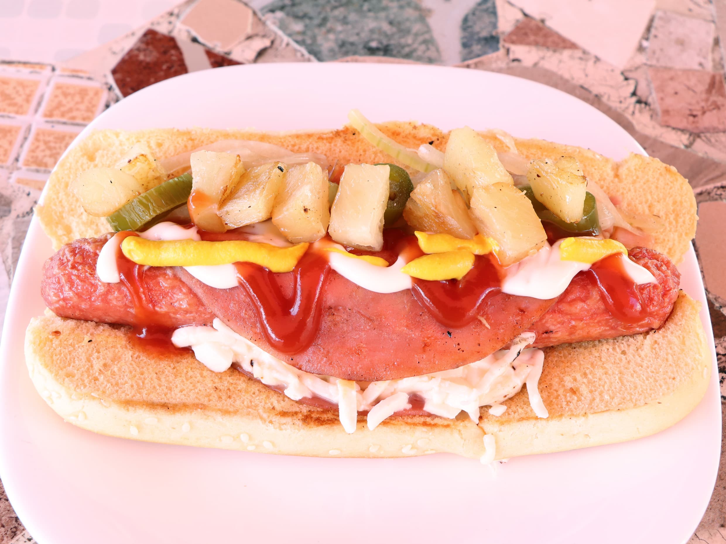Hot-Dog Hawaiano