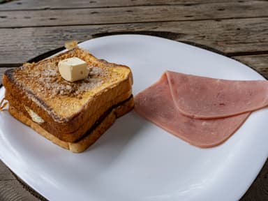Pan Frances con Jamón