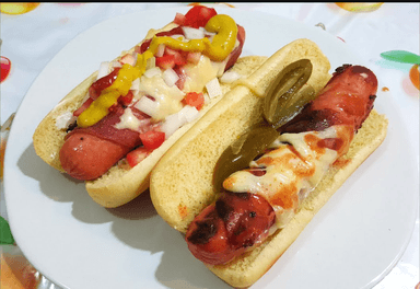 Hot Dog con Tocino y Queso