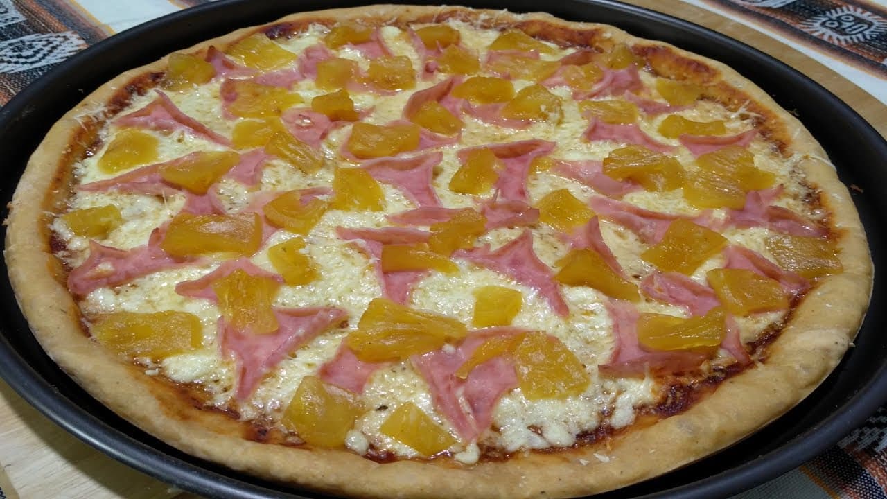Pizza 2 Ingredientes Hawaiana