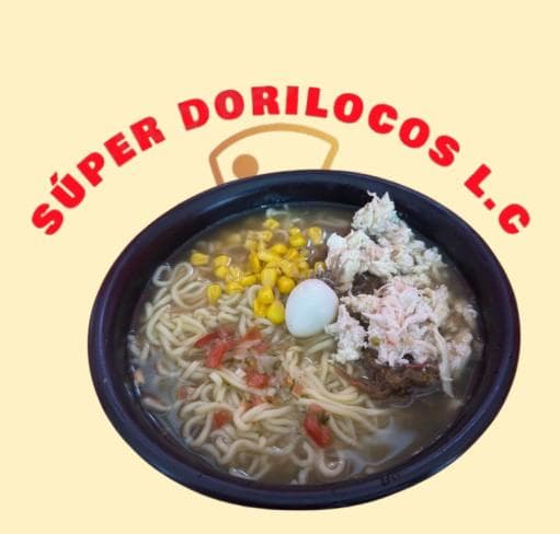Fideos Locos Mixto Res y Pollo