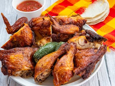 Miercoles de Un Pollo Completo Estilo Carnitas