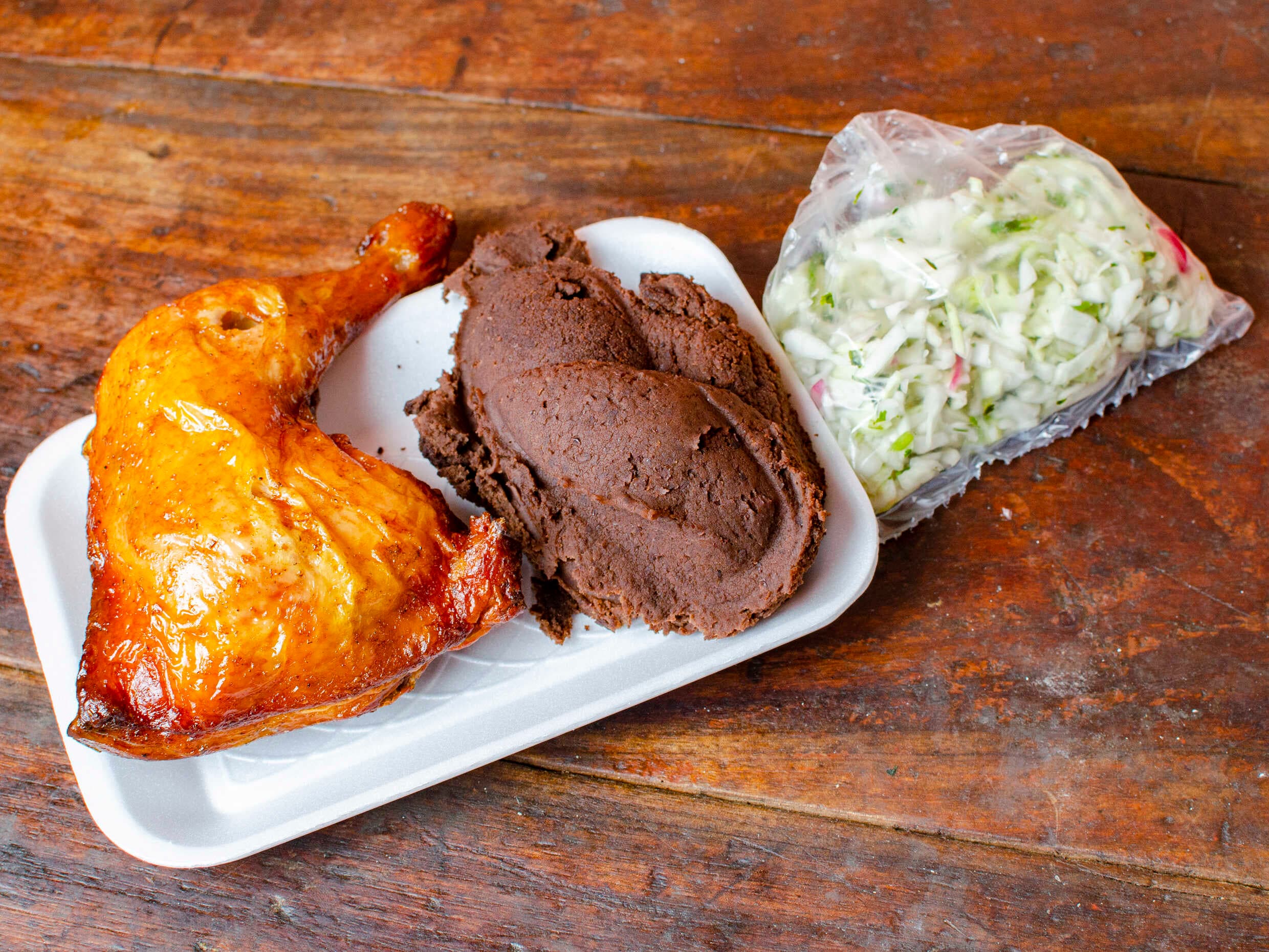 Un Cuarto de Pollo con Un Ingrediente