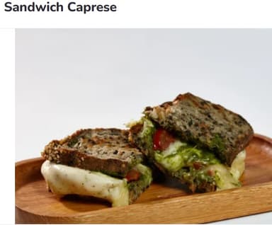 Sándwich Caprese