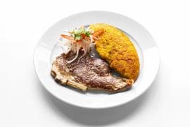 Churrasco con Tacu Tacu