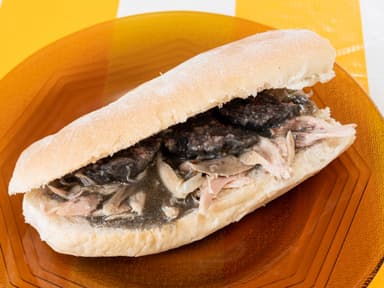 Torta de Francés de Relleno Negro