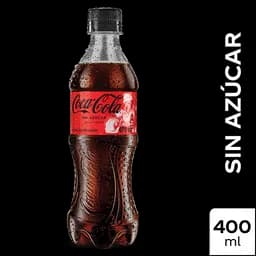 Gaseosa Coca Cola Zero 400 ml