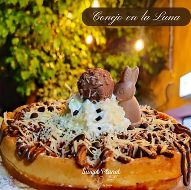 Waffle Conejo de la Luna