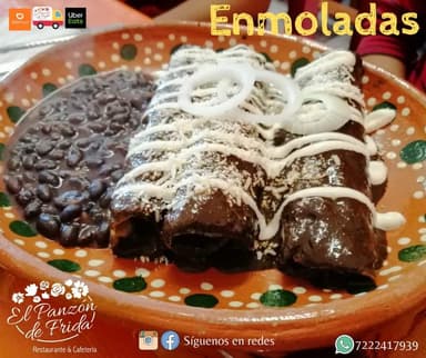 Enmoladas de pollo