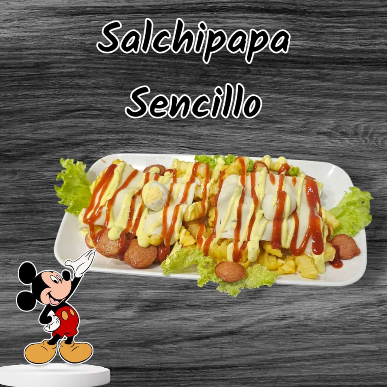Salchipapa Sencillo