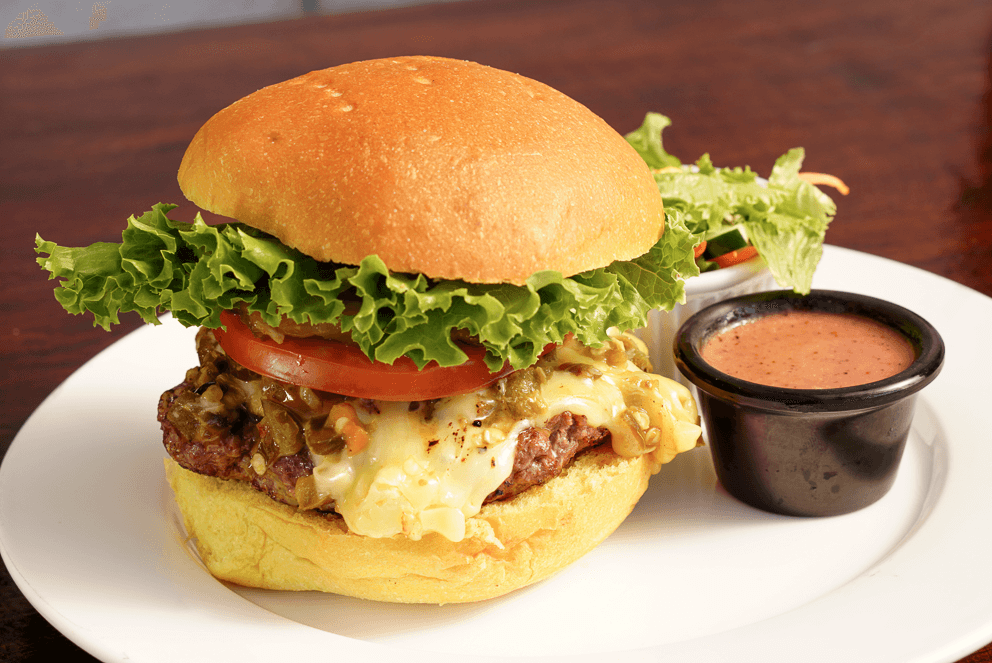Hamburguesa con Jalapeños