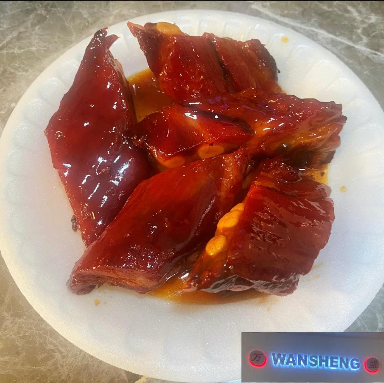 Costilla Agridulce BBQ(5pzs)一份大排骨