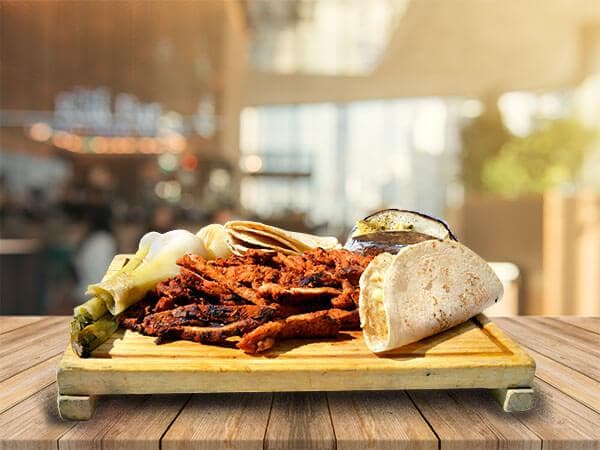 Parrillada de Puerco Adobado para 2 Personas