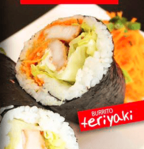 Sushi Burrito Terayaki