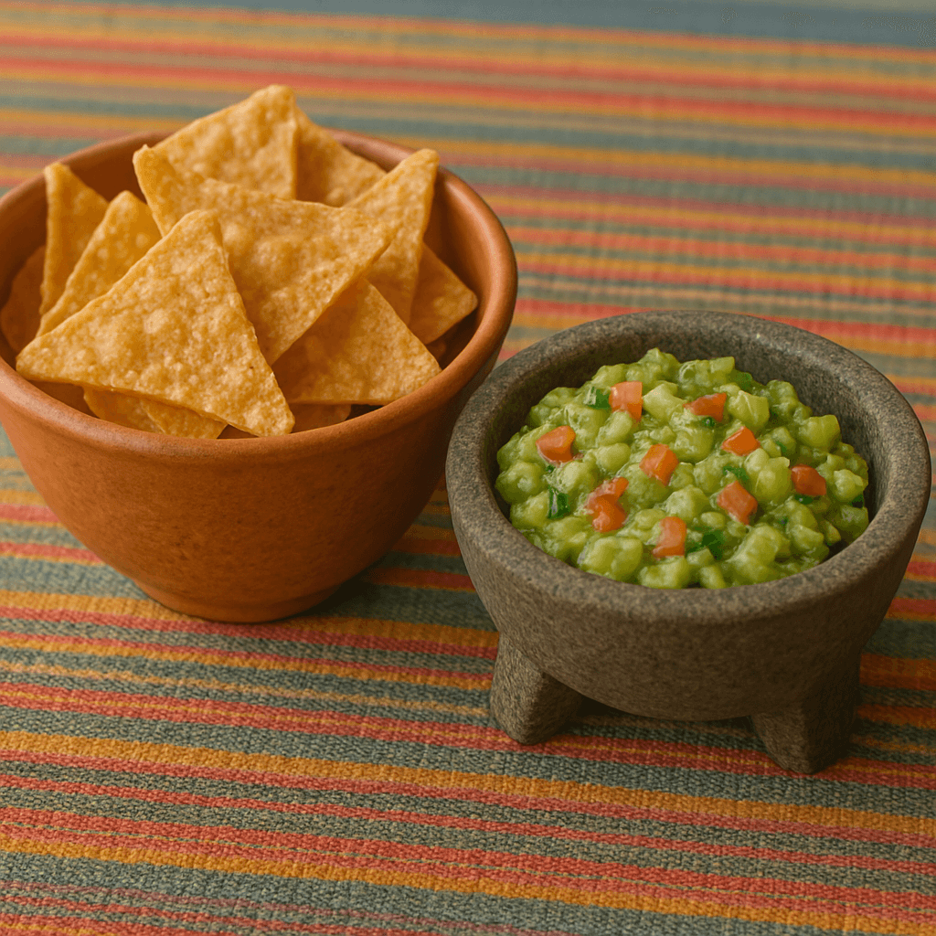 Totopos y Guacamole