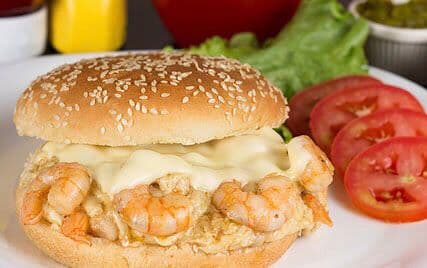 Hamburguesa de Camarón 🦐
