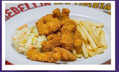 Salchipapas con Nuggets