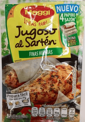 Pza JUGOSA AL SARTEN FINAS HIERBAS MAGGI