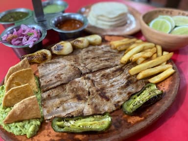 Arrachera Al Carbón C/queso