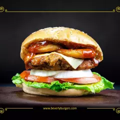 Hamburguesa Spicy BBQ de Pollo