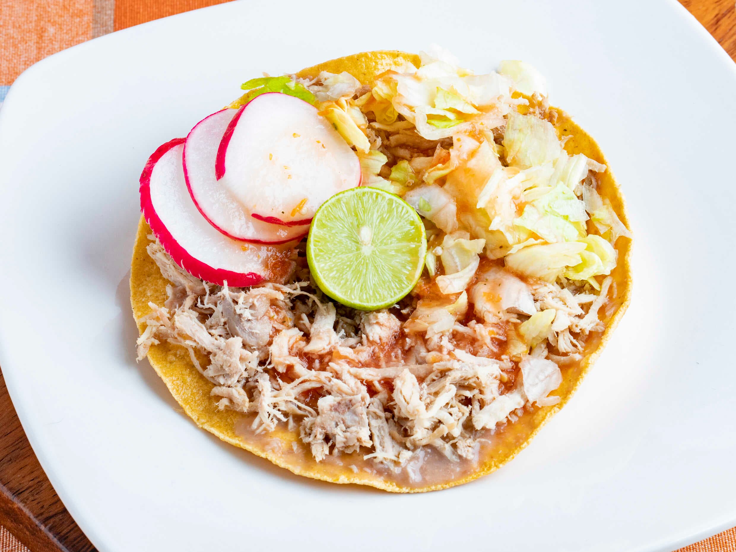 Tostada Chica carnaza