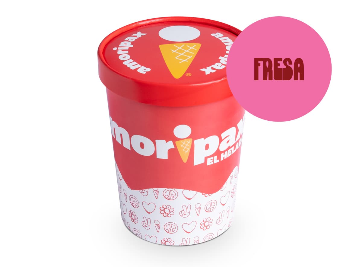 Helado Fresa Bote 950 Ml