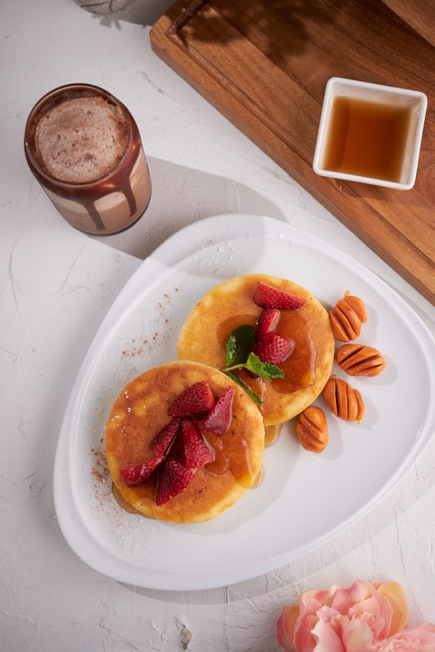 Menú infantil con Pancakes