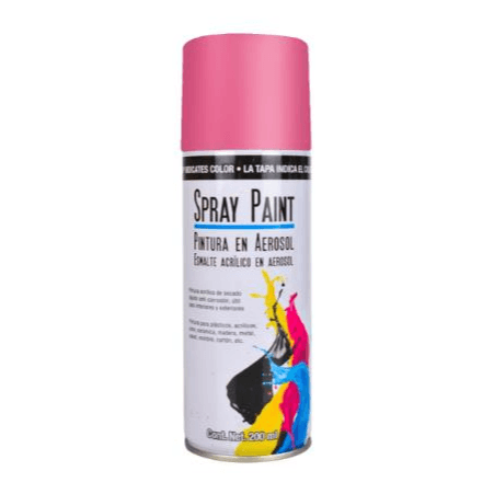 Pintura en Aerosol Color Rosa 200 ml