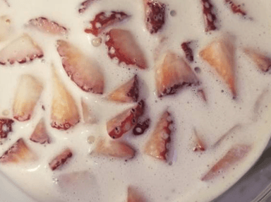 Fresas con Crema