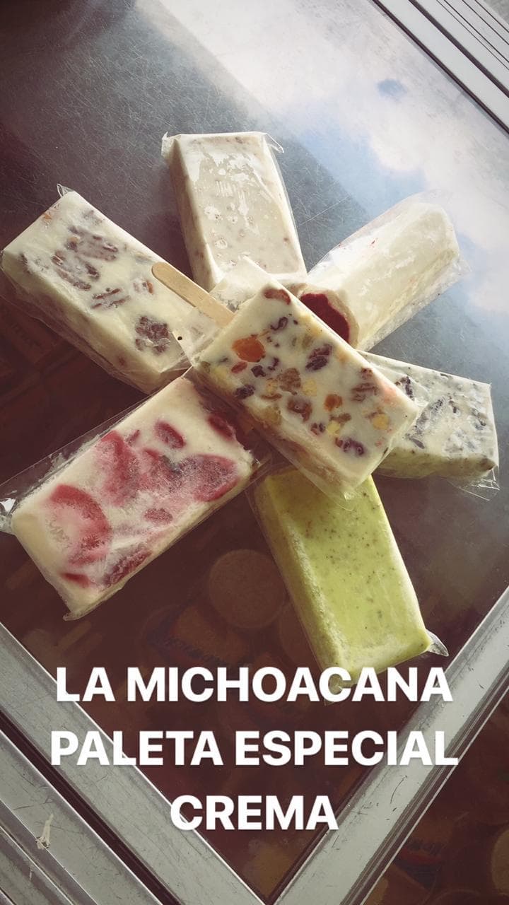 Paleta de Crema de Frutas Secas
