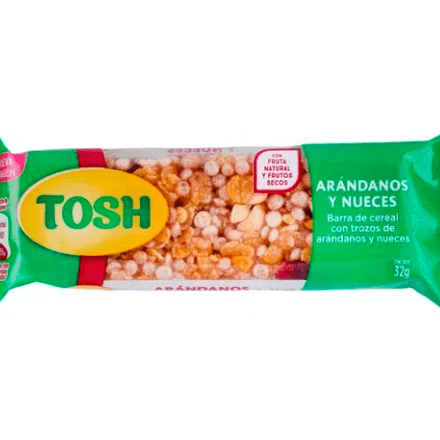 Barra Cereal Tosh Arándanos 32 g
